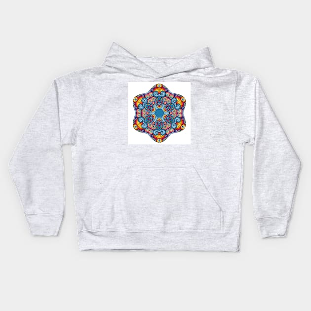 Star Mandalas 113 (Style:6) Kids Hoodie by luminousstore